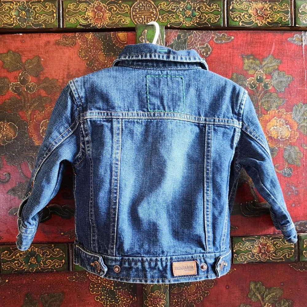 12mo 👣 Osh Kosh Jacket Kid's Denim Jean Coat